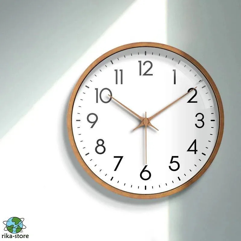 出荷が早い掛け時計 壁掛け時計 おしゃれ 時計 静音 デジタル ウォールクロック インテリア 大きい ナチュラル シンプル スイープ 大数字 見やすい 非