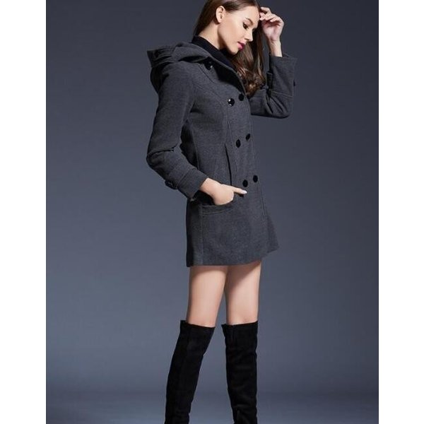 チェスターコート レディースラシャコート メルトンコート ロングピーコート 女性用 コート 大きい
