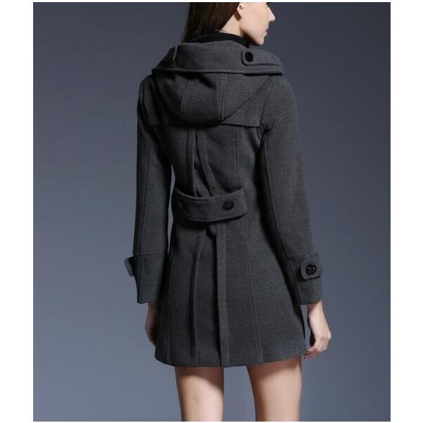 チェスターコート レディースラシャコート メルトンコート ロングピーコート 女性用 コート 大きい