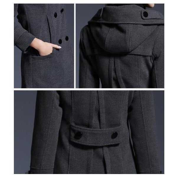 チェスターコート レディースラシャコート メルトンコート ロングピーコート 女性用 コート 大きい