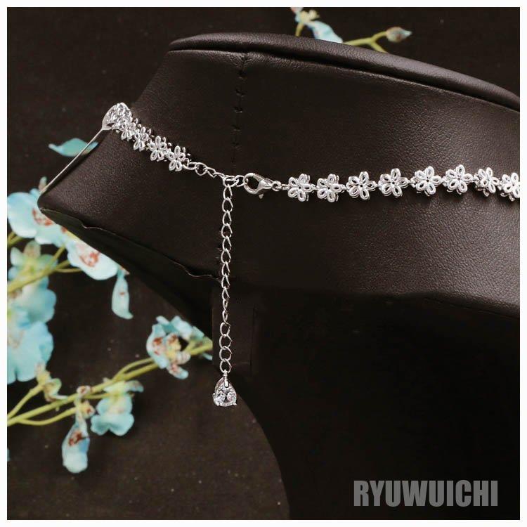 ネックレス アクセサリー ジュエリー アクセ 小物 ネックレス ピアス イヤリング ビジュー フラワー パール シルバー可愛い ミセス モダン[acx79]