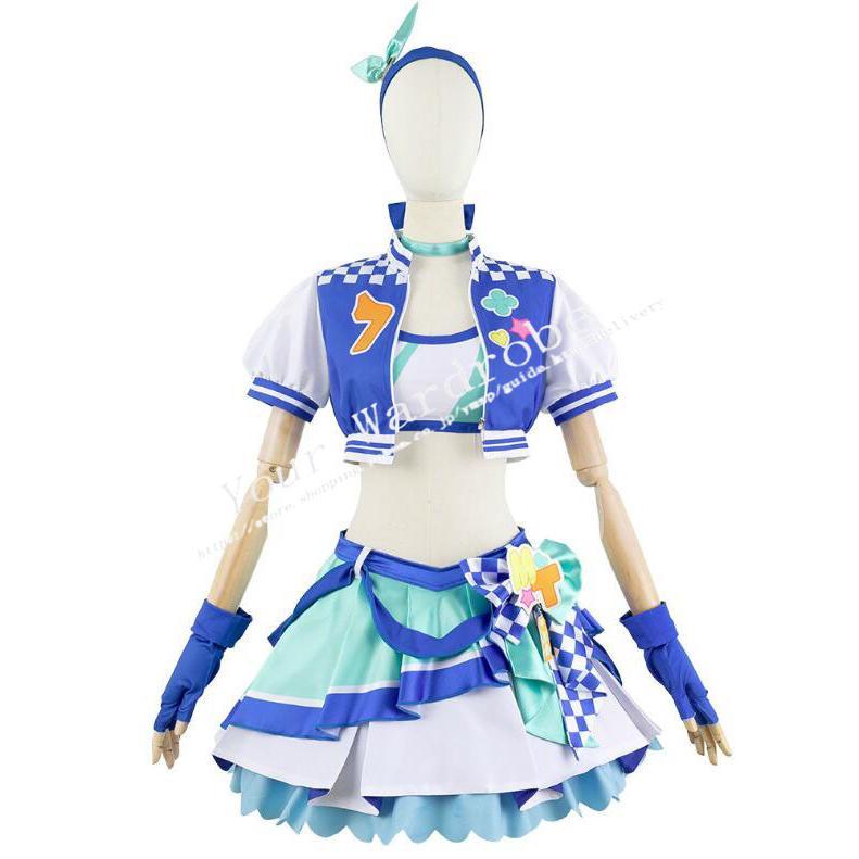 ウマ娘 プリティーダービー 風 マチカネタンホイザ コスプレ衣装 ウィッグ コスチューム 演出服 アニメ ゲーム cosplay 変装_1