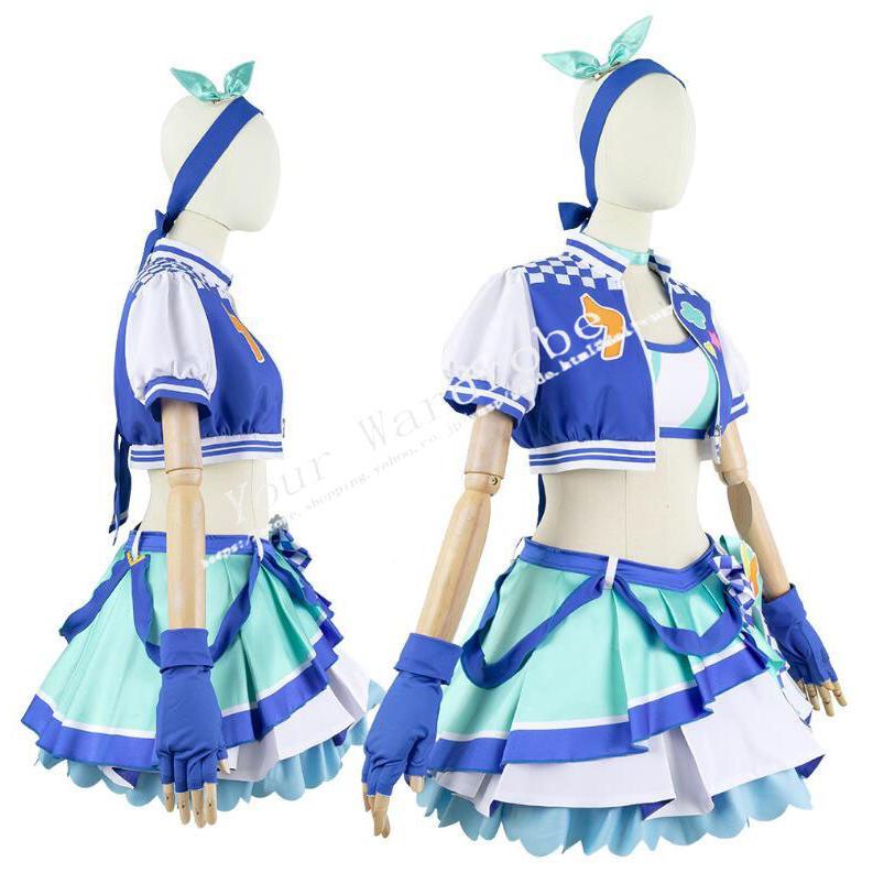 ウマ娘 プリティーダービー 風 マチカネタンホイザ コスプレ衣装 ウィッグ コスチューム 演出服 アニメ ゲーム cosplay 変装_2