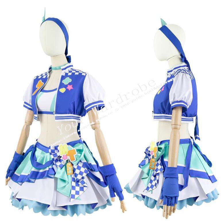 ウマ娘 プリティーダービー 風 マチカネタンホイザ コスプレ衣装 ウィッグ コスチューム 演出服 アニメ ゲーム cosplay 変装_3
