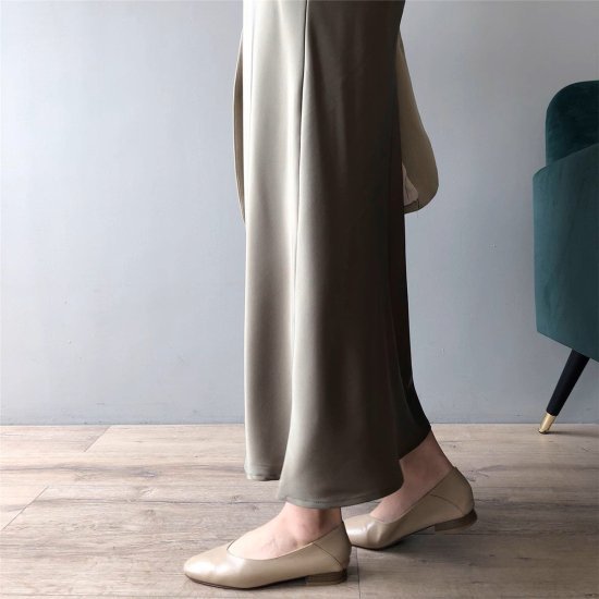 キャミソールワンピース レディース Vネック ノースリーブ ミモレ丈 ロング丈 サテン調 スリップ スリム レトロ きれいめ エレガント セクシー 3color おでかけ おしゃれ キャミワンピ