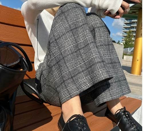 レディース パンツ ボトムス フルレングス ワイド ストレート 異国風 ウール かわいい 大人可愛い シンプル カジュアル 上品 おしゃれ かっこいい ラフ メンズライク ボーイッシュ ルーズ クール