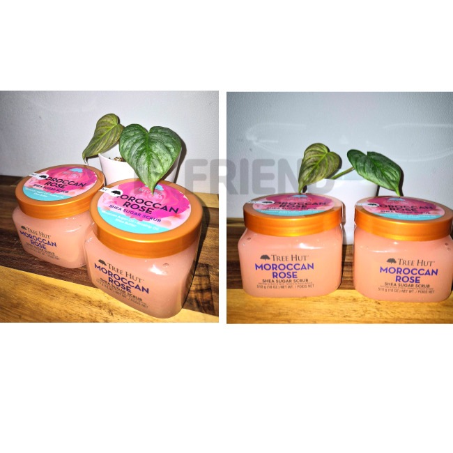 [1+1]シアシュガースクラブモロカンローズ510g x 2個 スクラブ人気 スクラブおすすめ 肌つるつる ボディケア 保湿スクラブ 角質ケア 自宅スパ 全身に使える ヒジヒザ対策