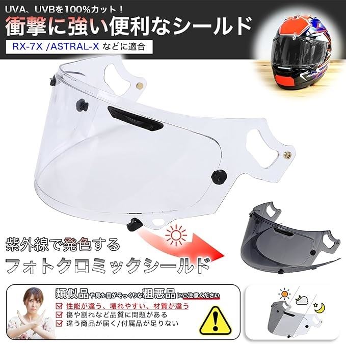互換品 UVAUVBを100％カット衝撃に強い便利なシールド VAS-V MV