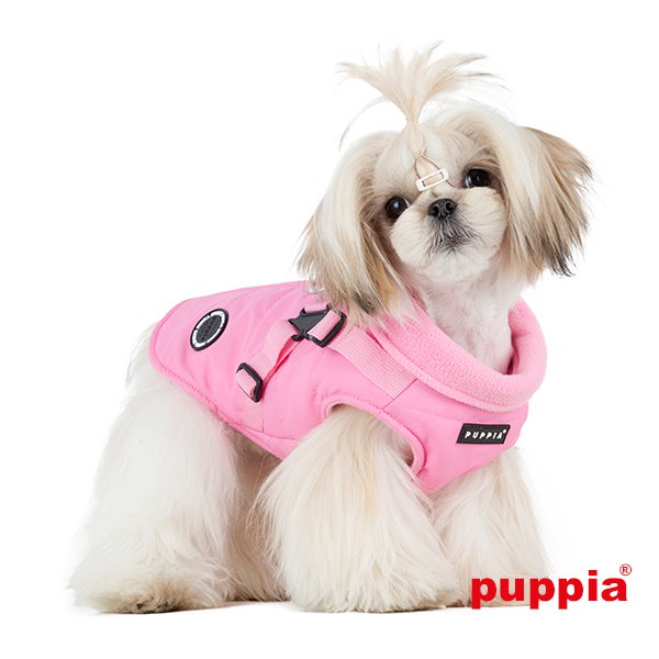 Qoo10] 犬服 PUPPIA ハーネス一体型ジャン