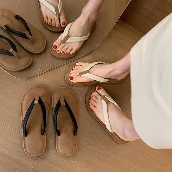 ビーサン スパンフラワビーチサンダル(RED): 『チャイハネ』公式通販