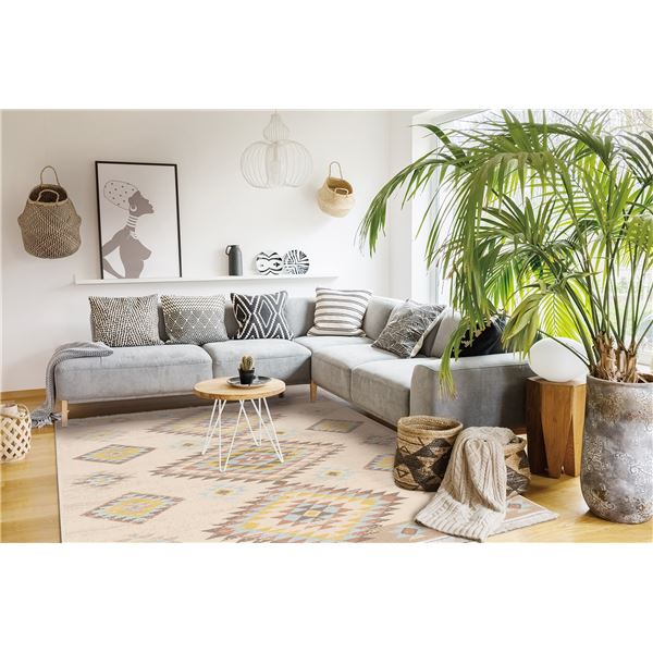 ベルギー製 ラグマット/絨毯 (約200×250cm 99C マルチ) ホットカーペット対応 ウィルトン エミル プレーベル 99C/MULTI