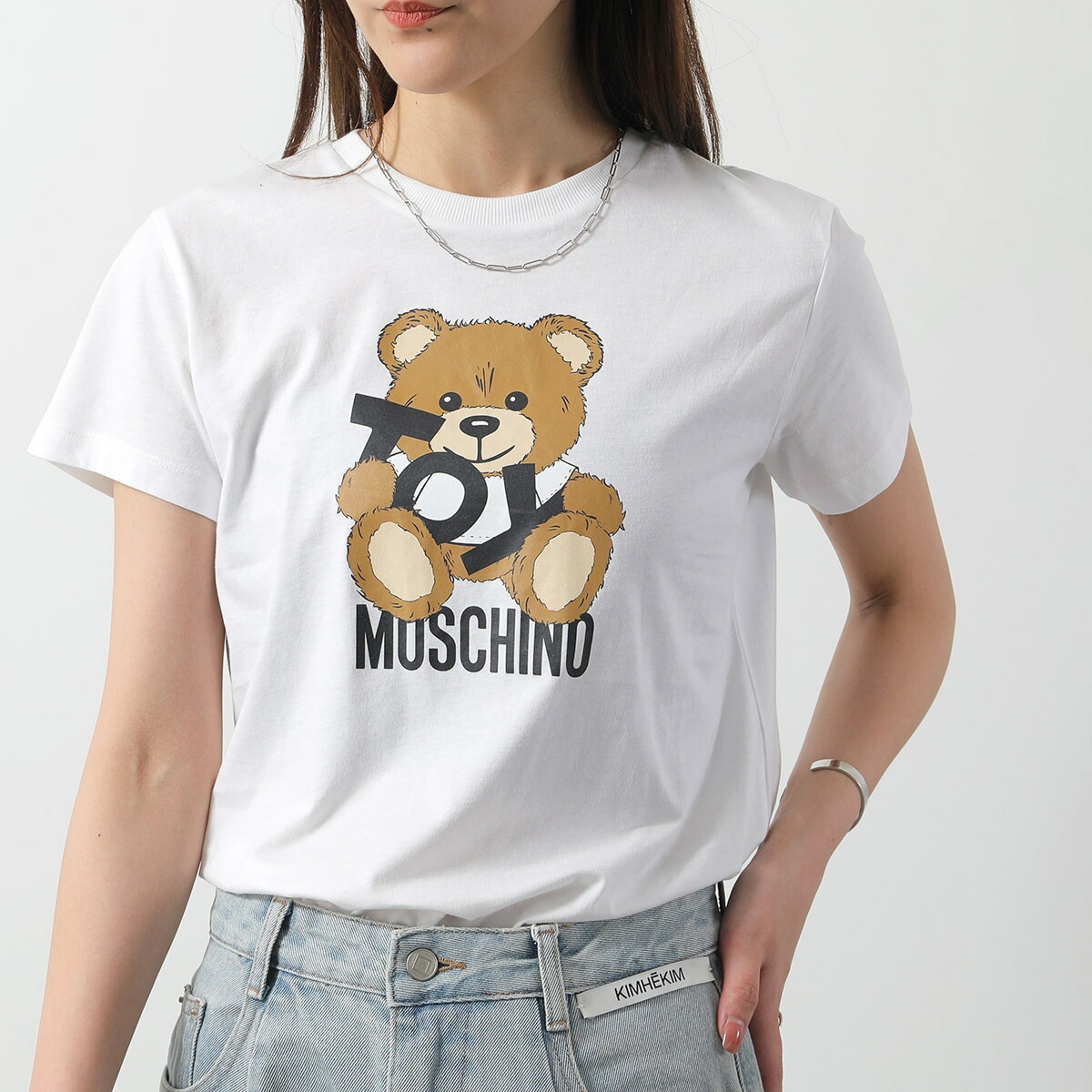 MOSCHINO KIDS モスキーノ キッズ 半袖 Tシャツ H9M04K LAA03 レディース ガールズ コットン クルーネック テディベア カラー2色 【mega】 MOSCHINO KIDS モスキーノ キッズ 半袖 Tシャツ H9M04K LAA03 レディース ガールズ コットン クルーネック テディベア カラー2色 【mega】