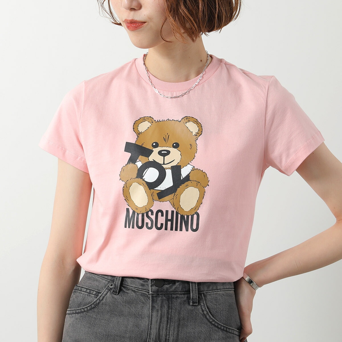 MOSCHINO KIDS モスキーノ キッズ 半袖 Tシャツ H9M04K LAA03 レディース ガールズ コットン クルーネック テディベア カラー2色 【mega】 MOSCHINO KIDS モスキーノ キッズ 半袖 Tシャツ H9M04K LAA03 レディース ガールズ コットン クルーネック テディベア カラー2色 【mega】