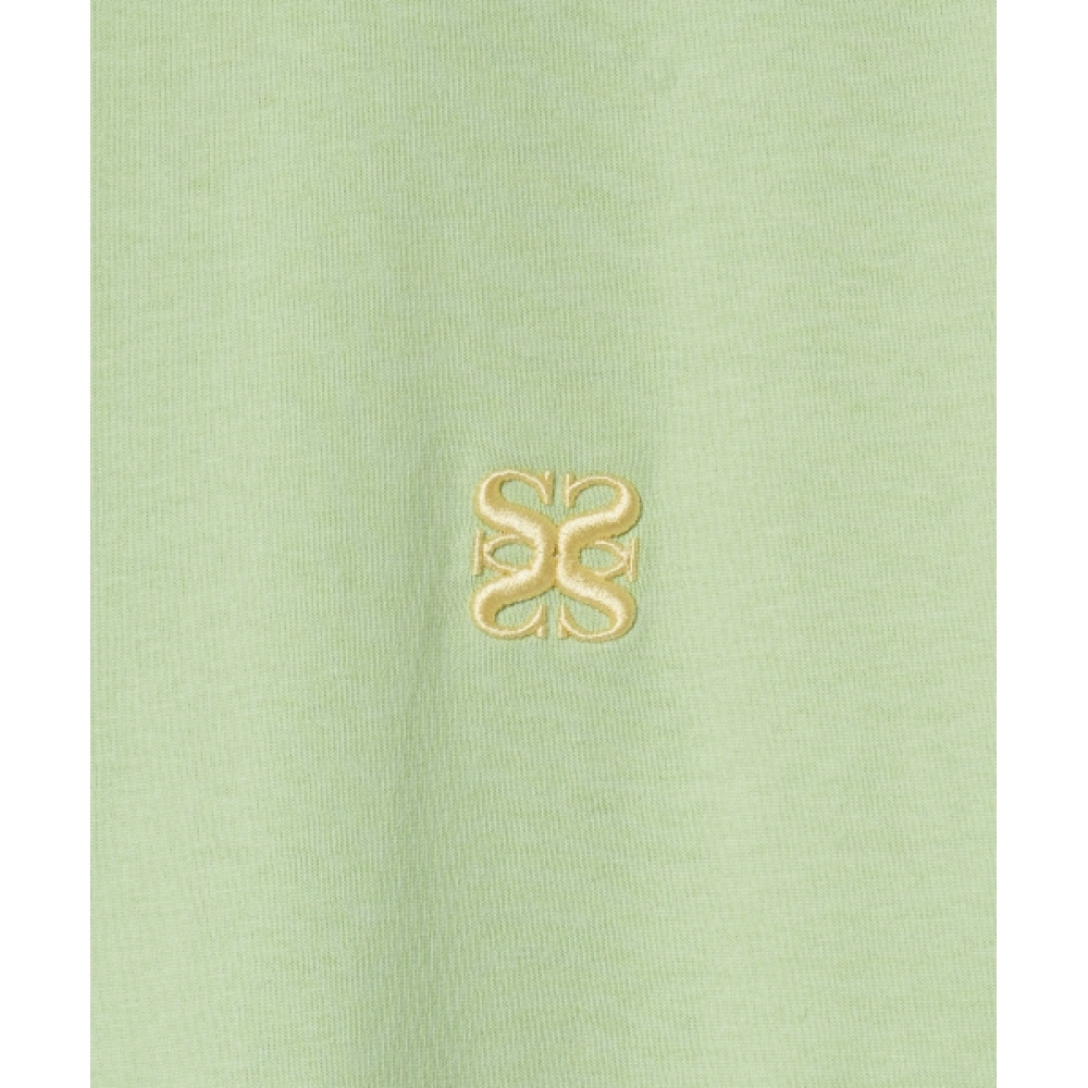 SATUR クラシックスモールロゴショートスリーブ T シャツオリーブミント SATUR クラシックスモールロゴショートスリーブ T シャツオリーブミント