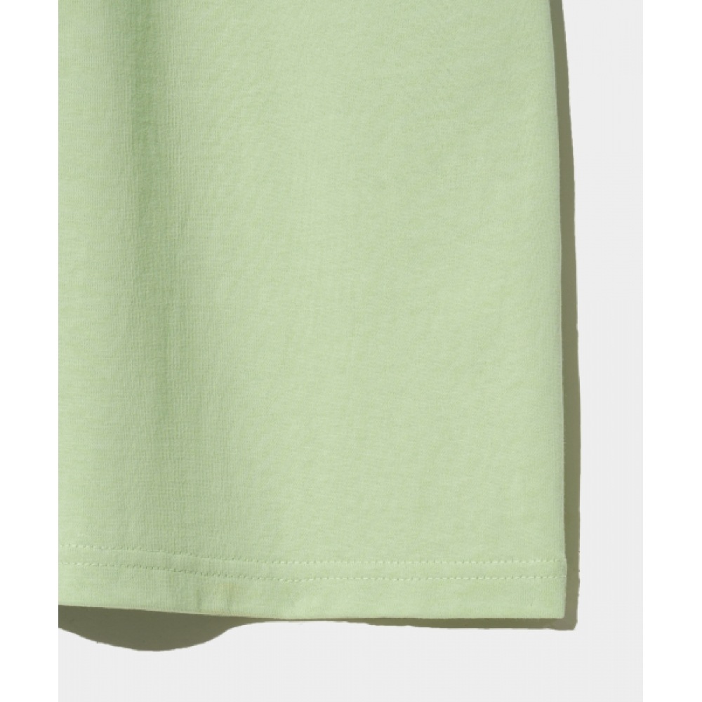 SATUR クラシックスモールロゴショートスリーブ T シャツオリーブミント SATUR クラシックスモールロゴショートスリーブ T シャツオリーブミント