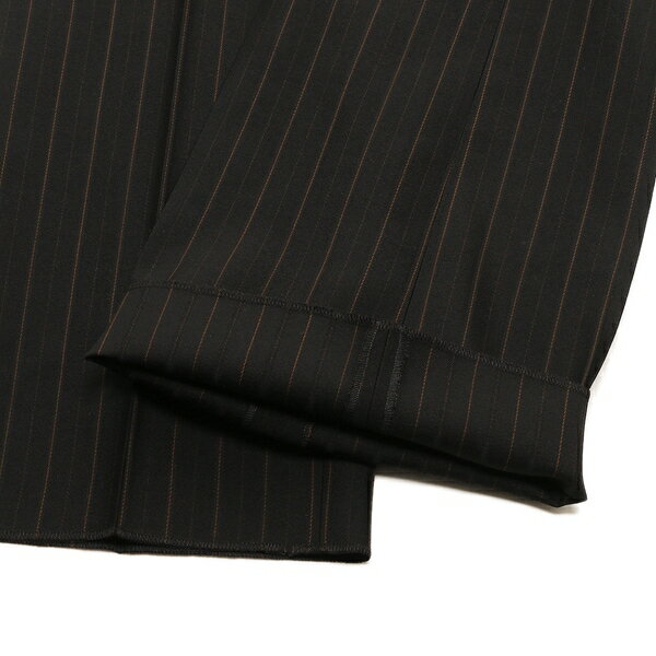 パンツ フレアパンツ ストライプ ブラック レディース 2P032876X 38DM