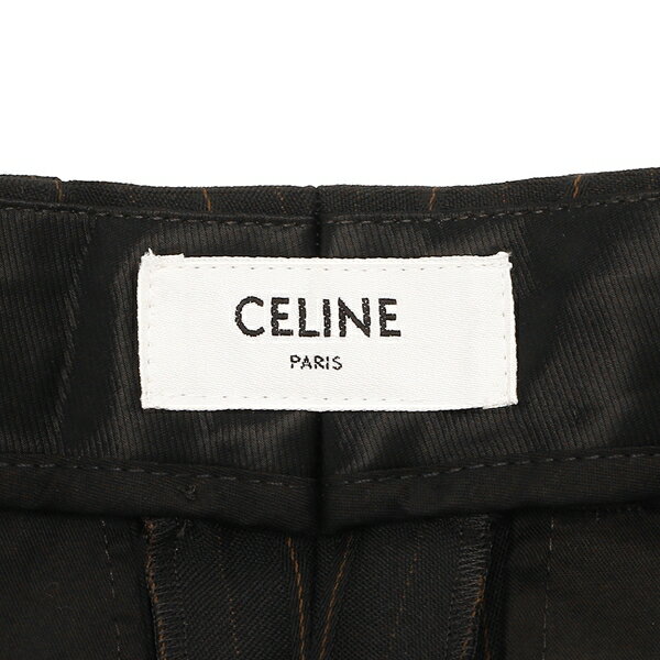 パンツ フレアパンツ ストライプ ブラック レディース 2P032876X 38DM