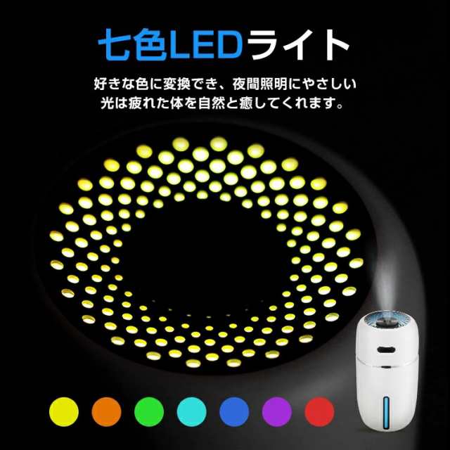 超音波式 加湿器 卓上 USB加湿器 200ml大容量静音 小型 ミニ加湿器 車用 7色ライト付き ザー ペットボトル 空焚き防止 肌乾燥対策 オフィス 学校 家庭 リビング ダイニング 車載用 プレ 超音波式 加湿器 卓上 USB加湿器 200ml大容量静音 小型 ミニ加湿器 車用 7色ライト付き ザー ペットボトル 空焚き防止 肌乾燥対策 オフィス 学校 家庭 リビング ダイニング 車載用 プレ