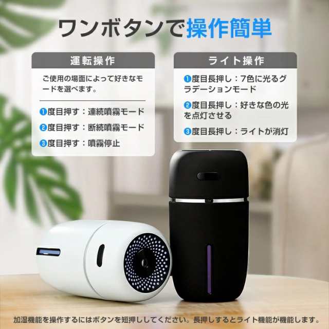 超音波式 加湿器 卓上 USB加湿器 200ml大容量静音 小型 ミニ加湿器 車用 7色ライト付き ザー ペットボトル 空焚き防止 肌乾燥対策 オフィス 学校 家庭 リビング ダイニング 車載用 プレ 超音波式 加湿器 卓上 USB加湿器 200ml大容量静音 小型 ミニ加湿器 車用 7色ライト付き ザー ペットボトル 空焚き防止 肌乾燥対策 オフィス 学校 家庭 リビング ダイニング 車載用 プレ