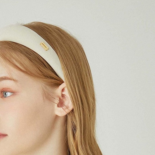 Qoo10 J.ESTINA イニシャル カチューシャ・ヘアバンド [