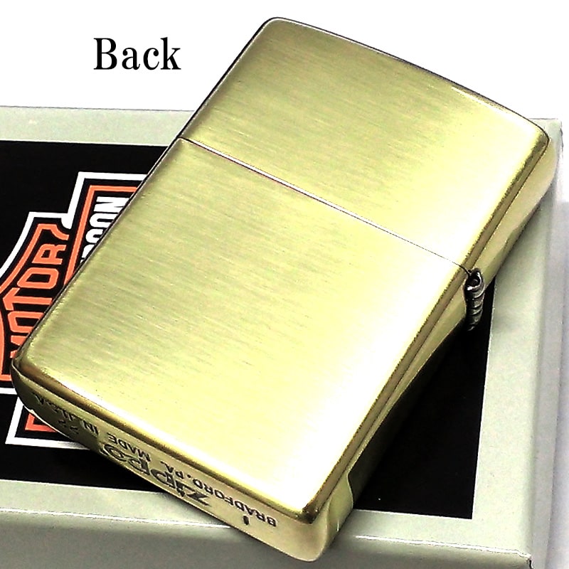 ZIPPO ライター ハーレー ダビッドソン ジッポ HARLEY-DAVIDSON イーグルメタル 彫刻 渋い アンティークゴールド ロゴ 鷲 金燻し かっこいい おしゃれ ブラス メンズ プレゼン