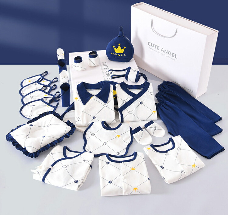 【即納】25点セット 0~6ヶ月 新生児 服 肌着セット ベビー服 ベビーギフトセット 赤ちゃん 女子 男子 春 夏 秋 冬 出産祝い お祝い ベビー用品 プレゼント ギフト おしゃれ 可愛い 長袖ロ