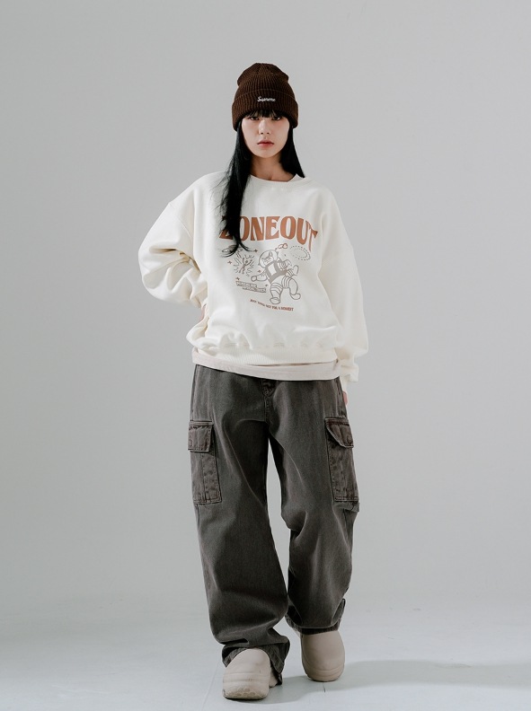 PUNCHLINE] Kelly Stone Pigment Washing Pants