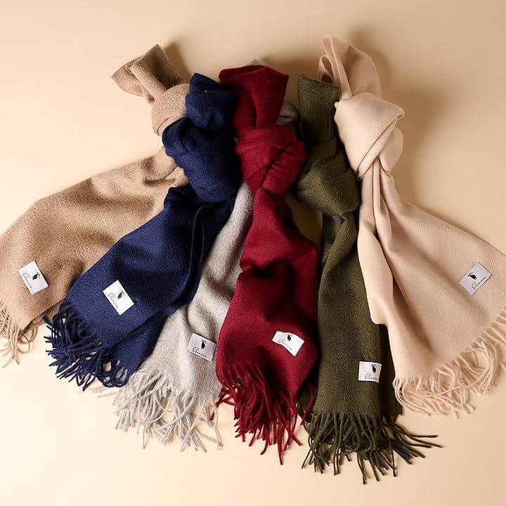 エレンシア カシミヤ 100% マフラー レディース メンズ 無地 全9色( ベージュ) エレンシア カシミヤ 100% マフラー レディース メンズ 無地 全9色( ベージュ)