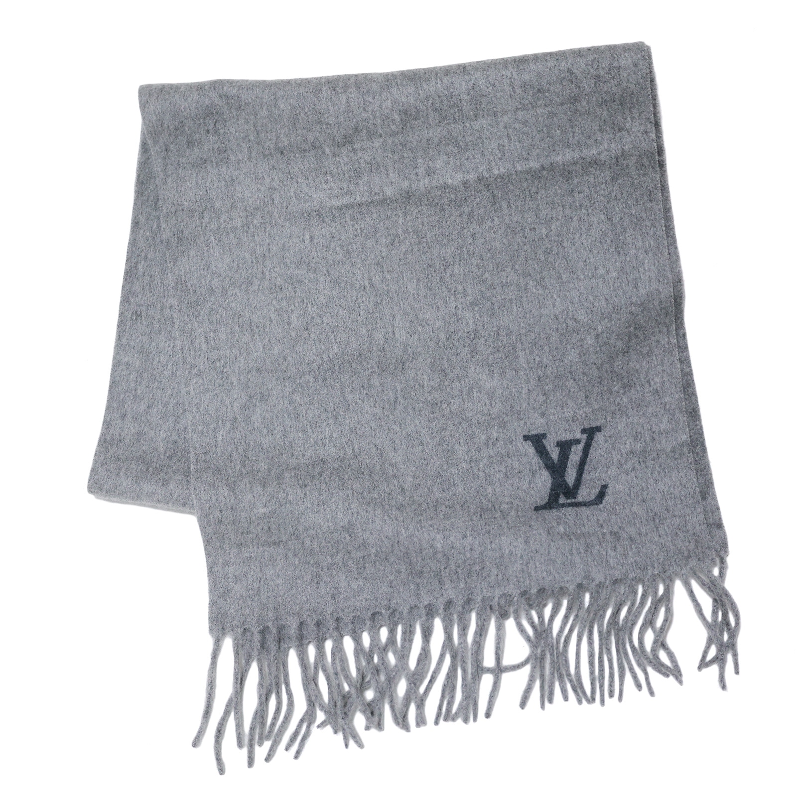 ルイヴィトン ストール グレー LOUIS VUITTON ルイ・ヴィトン 大判