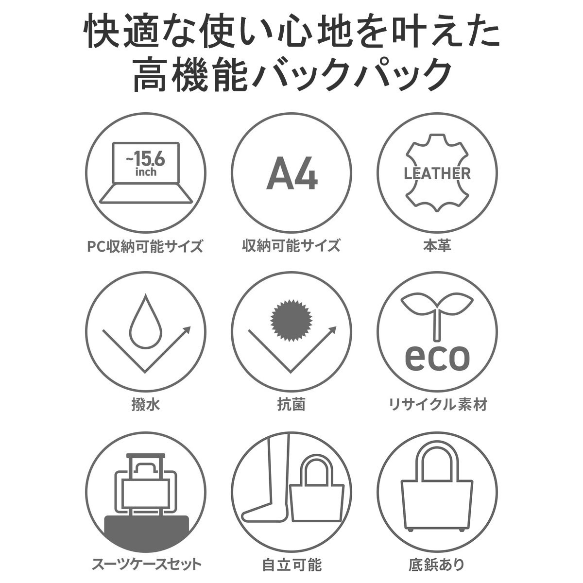 正規品2年保証 リュック ビジネスリュック メンズ ブランド 軽量 ビジネスバッグ 50代 A4 本革 レザー PC 15.6インチ 撥水 軽い 通勤 出張 ファスナー モダニクル 2 バックパック 正規品2年保証 リュック ビジネスリュック メンズ ブランド 軽量 ビジネスバッグ 50代 A4 本革 レザー PC 15.6インチ 撥水 軽い 通勤 出張 ファスナー モダニクル 2 バックパック