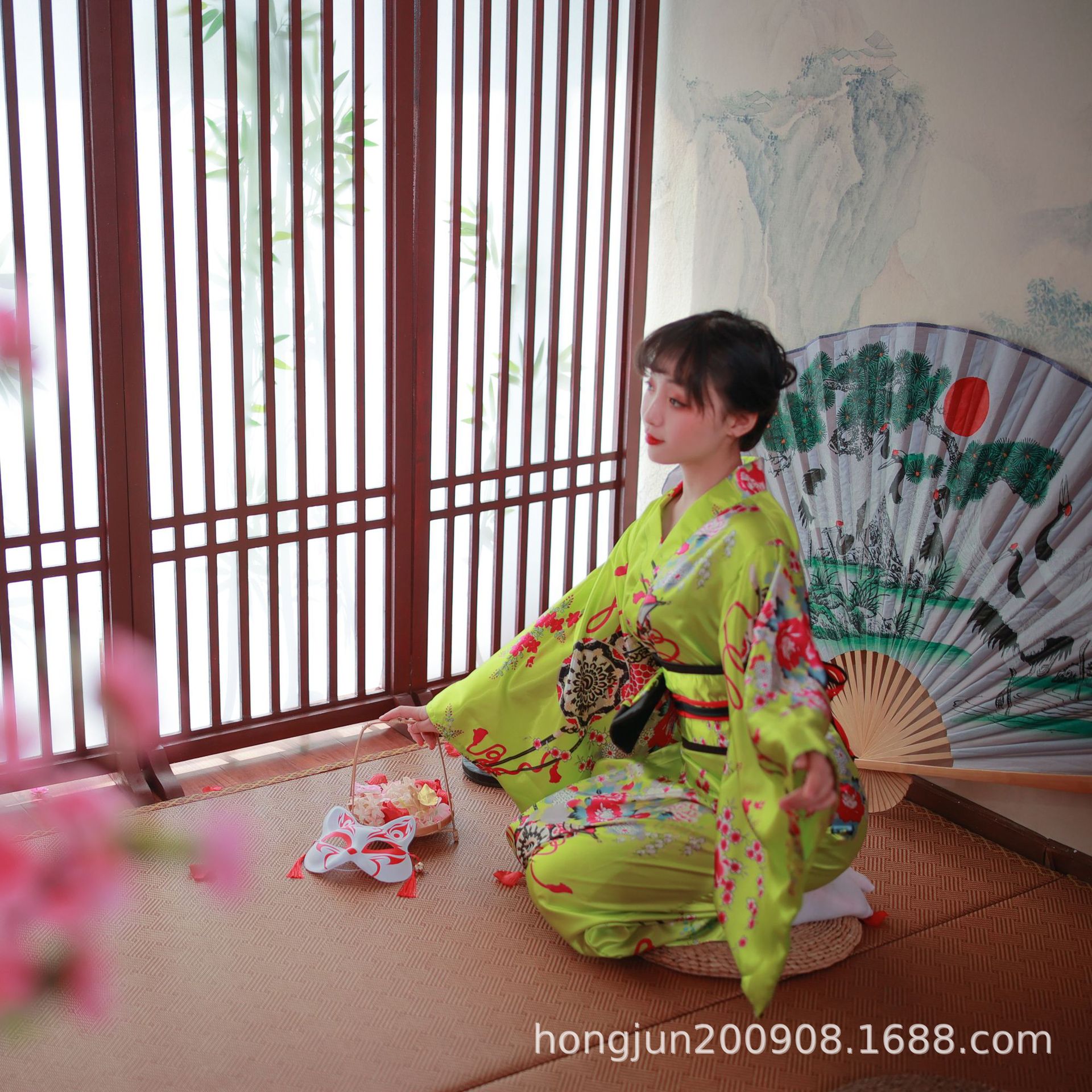 にゃんこくレディース伝統着物正装コスプレ撮影アニメ舞台演出服浴衣舞