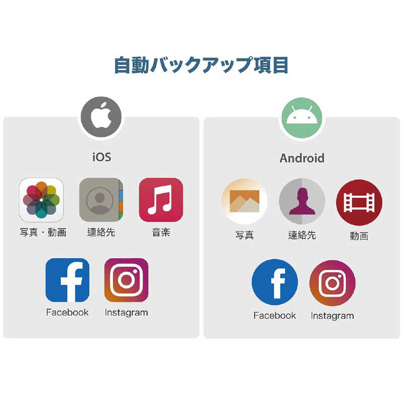 MAKTAR　PD充電対応高速バックアップストレージ(メモリ内蔵)1T スカイブルー　MKPQE-BL-1T