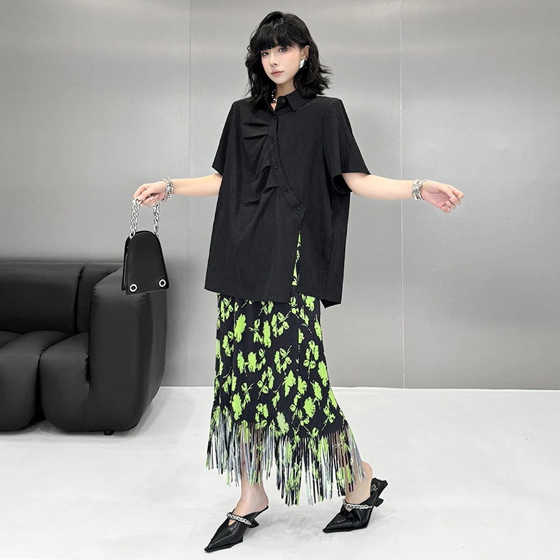 高级感ブラウス レディース 韓国 デザイン感 気質百掛け 半袖トップス ゆったり 着痩せ Tシャツ おしゃれ 高级感ブラウス レディース 韓国 デザイン感 気質百掛け 半袖トップス ゆったり 着痩せ Tシャツ おしゃれ