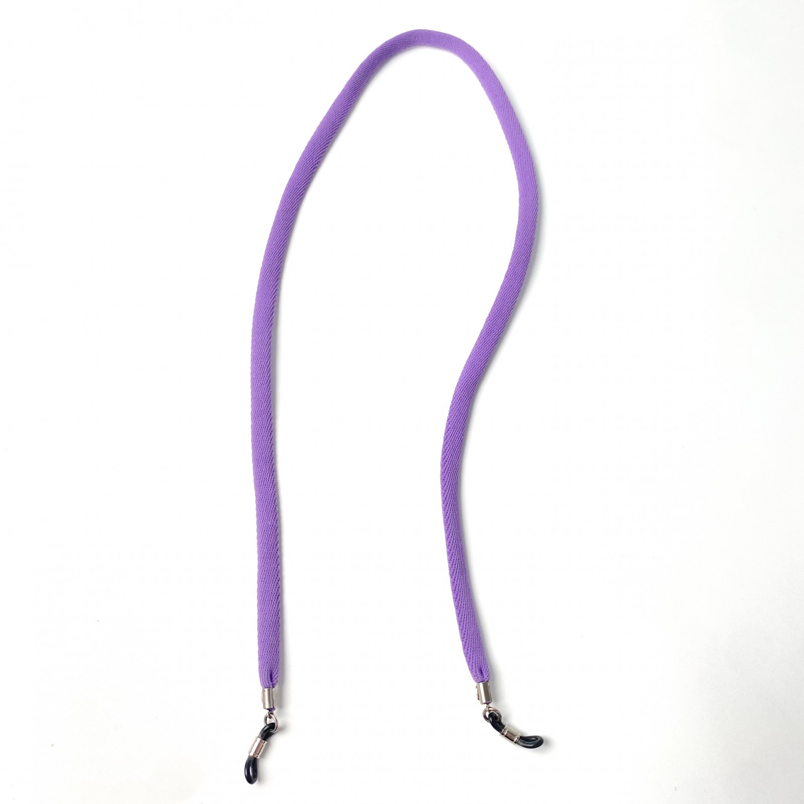 シャネル CHANEL レディース メガネストラップ キャンバス パープル