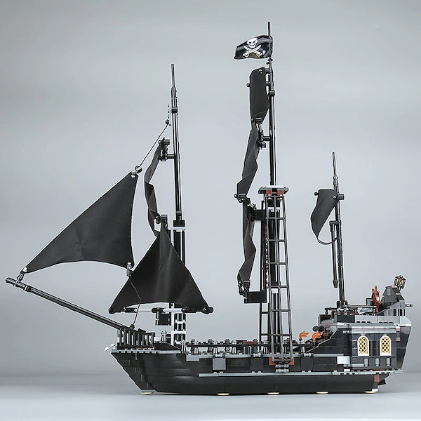 Qoo10] 海賊船 ブラックパール号 ビルディング