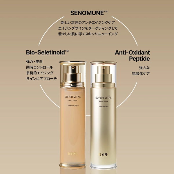 Qoo10] アイオペ スーパーバイタル 2種セット (ソフナー