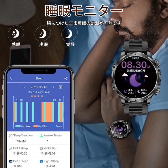 翌日発送 スマートウォッチ メンズ 2025 軍用規格 iPhone アンドロイド対応 丸型 1.9インチ超大画面 smart watch 血圧 血中酸素測定 歩数計 活動量計 通話機能付き 100種 翌日発送 スマートウォッチ メンズ 2025 軍用規格 iPhone アンドロイド対応 丸型 1.9インチ超大画面 smart watch 血圧 血中酸素測定 歩数計 活動量計 通話機能付き 100種
