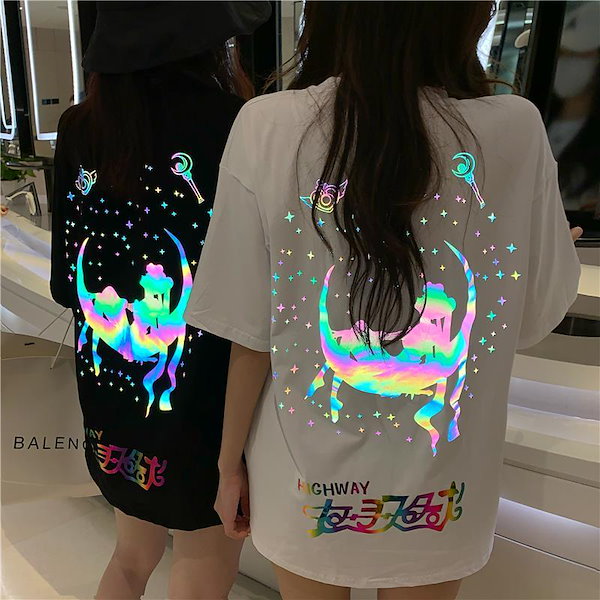 Qoo10] セーラームーンtシャツ トップス光る セ