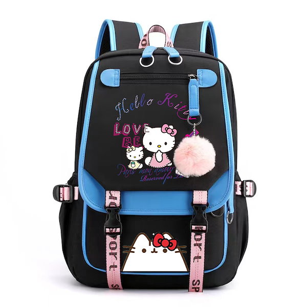 Qoo10] ハローキティリュックサック 可愛いリュッ