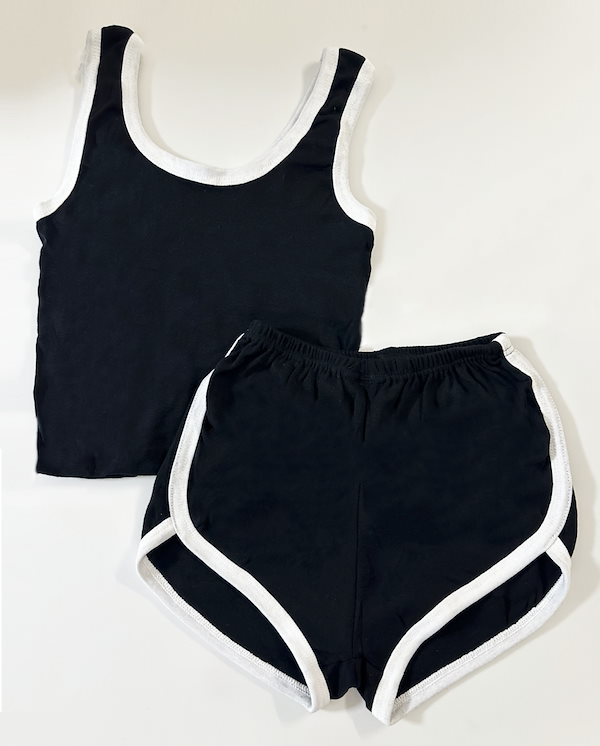 Qoo10] タンクトップ ショートパンツ 上下セット