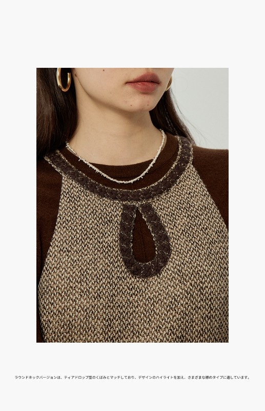 オーモントエッグタルトホームレトロホルターネックウォータードロップドレス冬新作ウエストスリムショートベストドレス