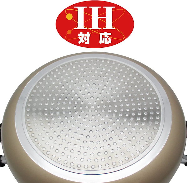 和平フレイズ 両手鍋 煮物 カレー シチュー おおらか鍋 20cm 大型サイズ IH対応 ふっ素樹脂加工 OR-7124