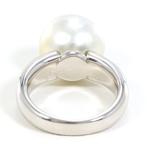 PT900 プラチナ リング 12.5号 南洋真珠 約13.5mm カード鑑別書 ジュエリー 中古 PT900 プラチナ リング 12.5号 南洋真珠 約13.5mm カード鑑別書 ジュエリー 中古