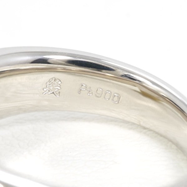 PT900 プラチナ リング 12.5号 南洋真珠 約13.5mm カード鑑別書 ジュエリー 中古 PT900 プラチナ リング 12.5号 南洋真珠 約13.5mm カード鑑別書 ジュエリー 中古