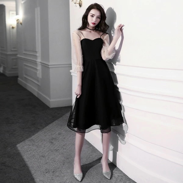 早いもの胜ち イブニングドレス 黒 結婚式お呼ばれドレス 結婚式服装 お呼ばれ服 ロングドレス 同窓会ドレス 二次会ドレス 成人式ドレス 20代 30代 40代 50代 お呼ばれドレス結婚式 結婚式参