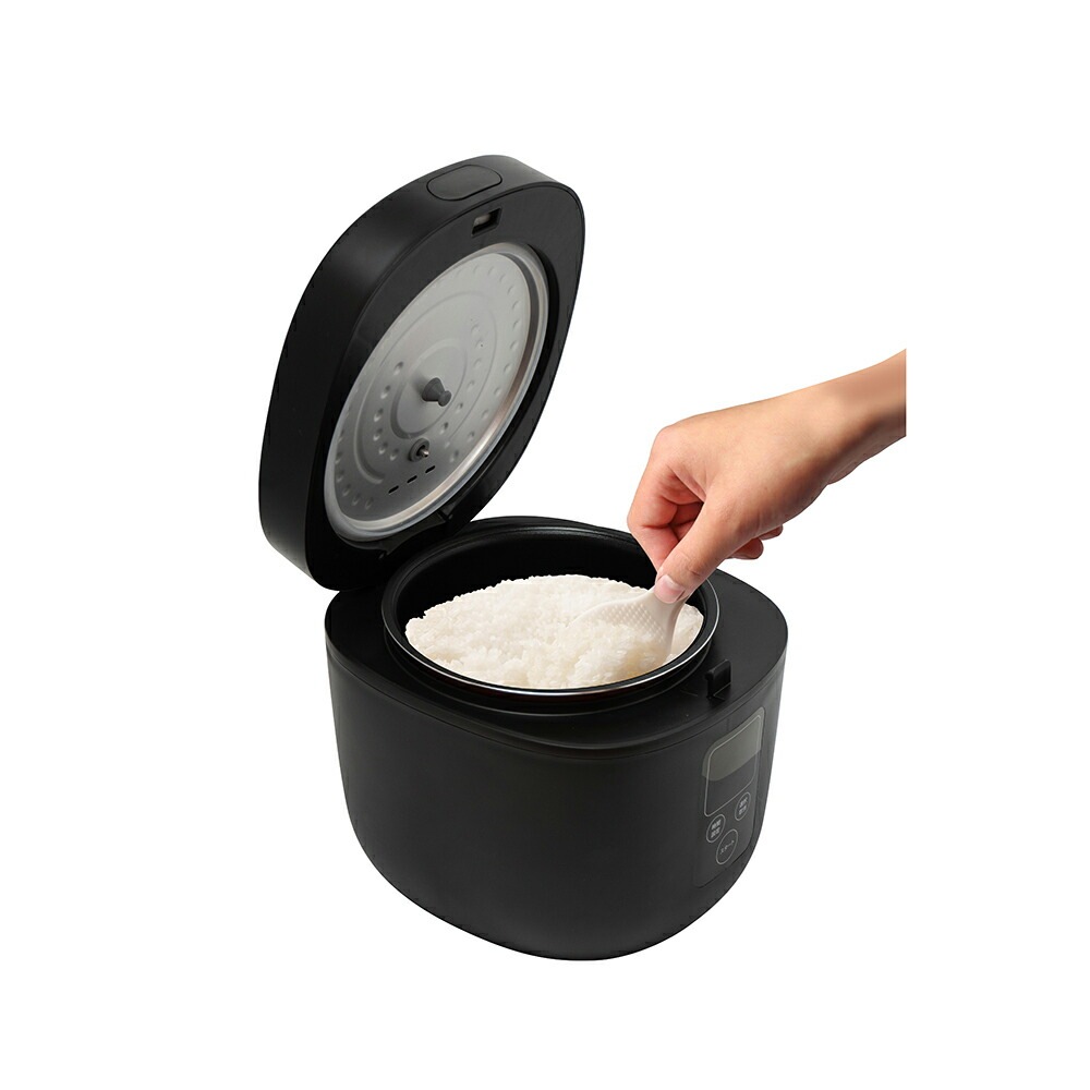 多機能炊飯器 グルメ炊き RM-200H ブラック　炊飯器 4合 マイコン式 早炊き スープ ケーキ 保温 ひとり暮らし