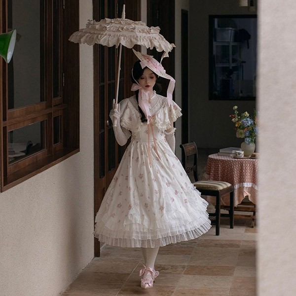 10%OFFロリータドレス 女の子 オリジナル 日常 花柄 かわいい パーティー 短袖 お姫様 ロリータファション 写真映え 撮影用 夏 イベント 学園祭 文化祭 10%OFFロリータドレス 女の子 オリジナル 日常 花柄 かわいい パーティー 短袖 お姫様 ロリータファション 写真映え 撮影用 夏 イベント 学園祭 文化祭