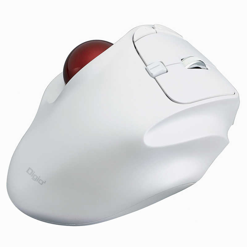 ナカバヤシ　マウス トラックボール Digio2 [光学式 /無線(ワイヤレス) /5ボタン /USB] ホワイト　MUS-TRIF175W