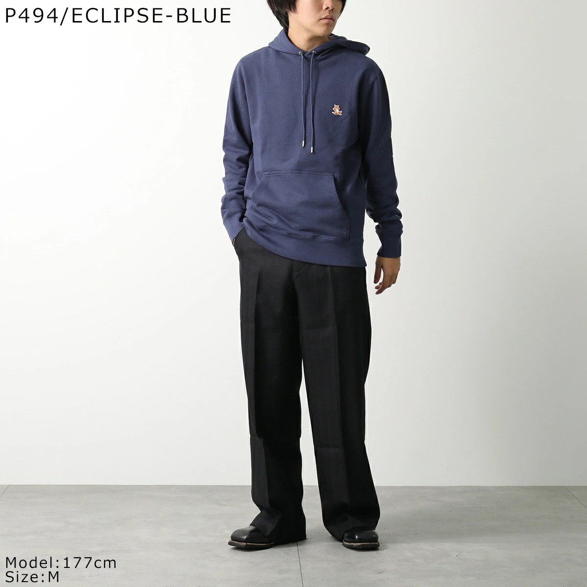 MAISON KITSUNE メゾンキツネ パーカー CHILLAX PATCH REGULAR HOODIE