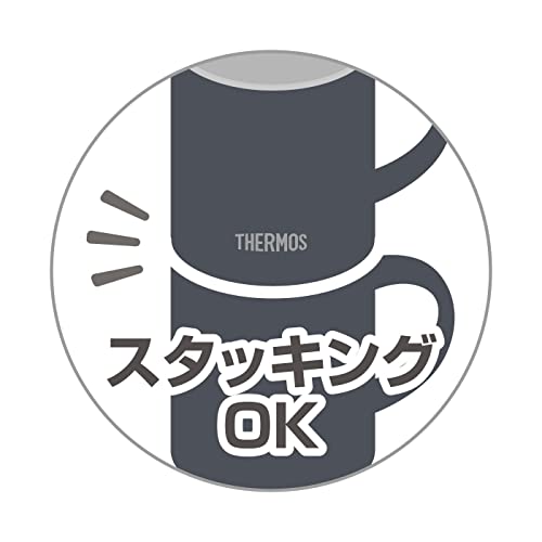 【食洗機対応モデル】サーモス 真空断熱マグカップ 450ml メタリックグレー JDS-450 MGY
